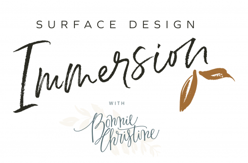 Surface Design Immersion with Bonnie Christine